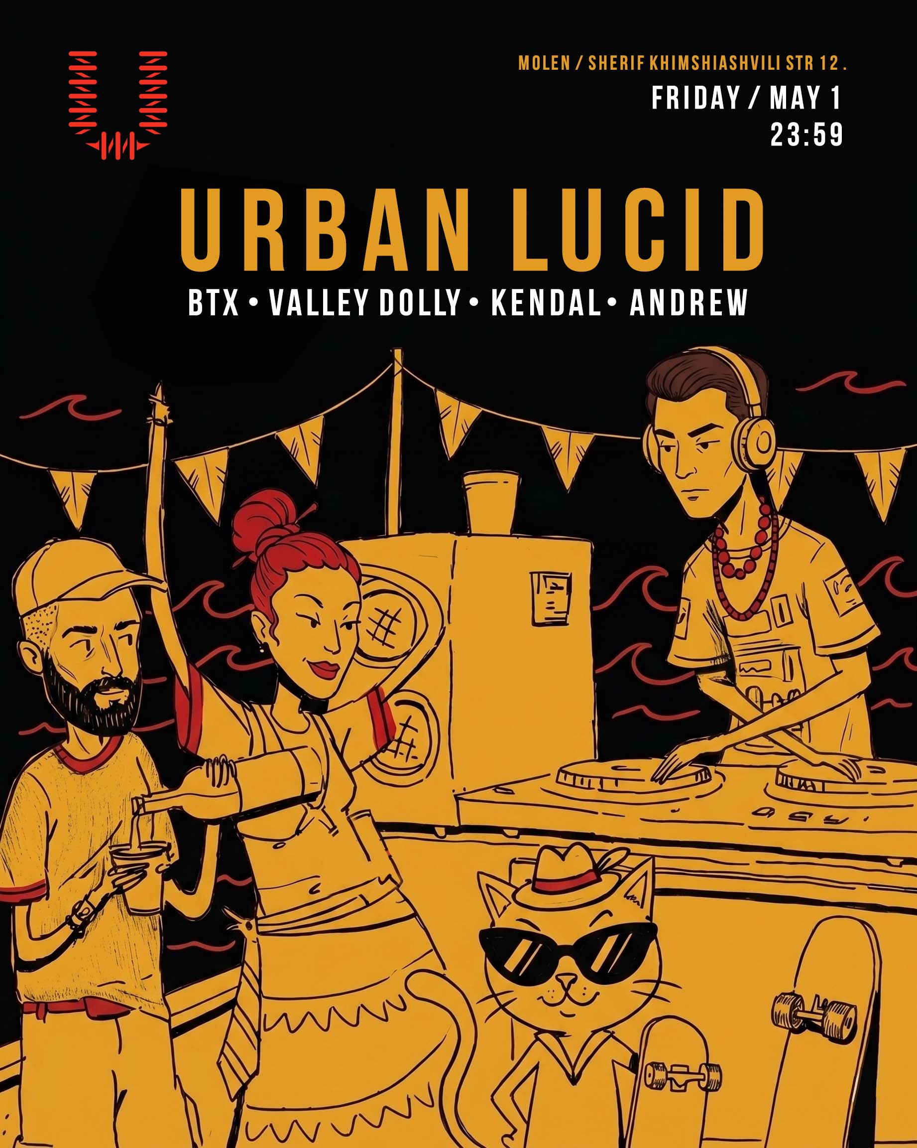KENDAL_RITMOFATALE, VALLEY DOLLY, ANDREW, BTX - kendal_ritmofatale, valley dolly, andrew, btx - URBAN Event in Batumi