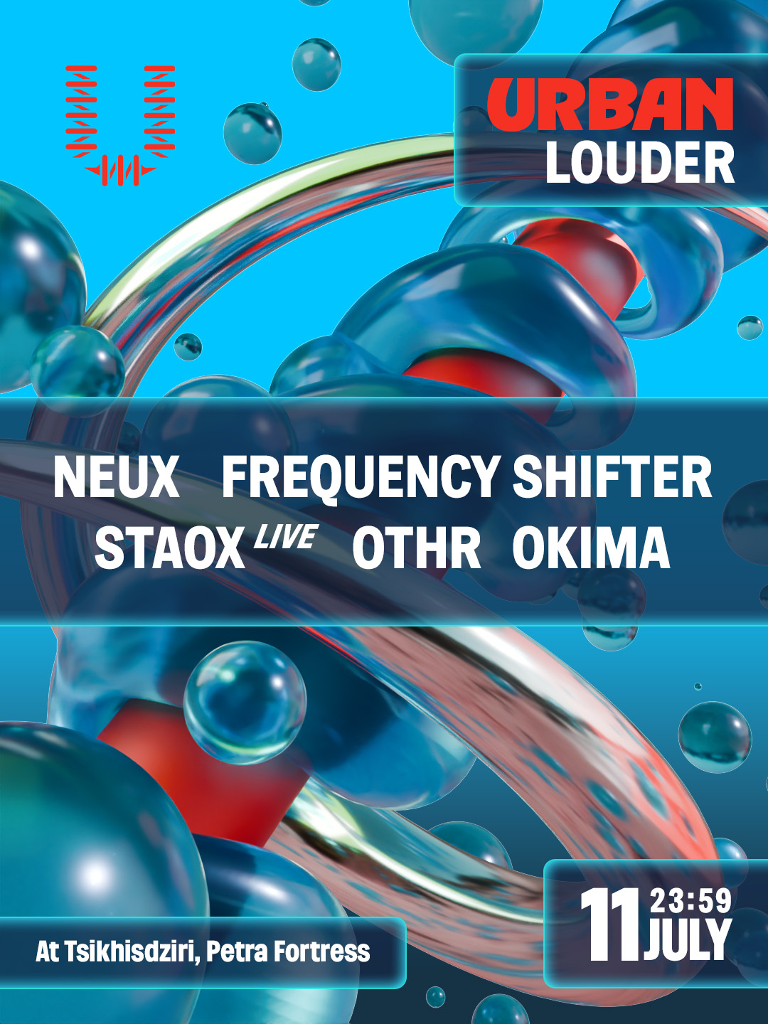NEUX, FREQUENCY SHIFTER,  STAOX live , OTHR, OKIMA - NEUX, FREQUENCY SHIFTER,  STAOX (live) , OTHR, OKIMA - URBAN Event in Batumi