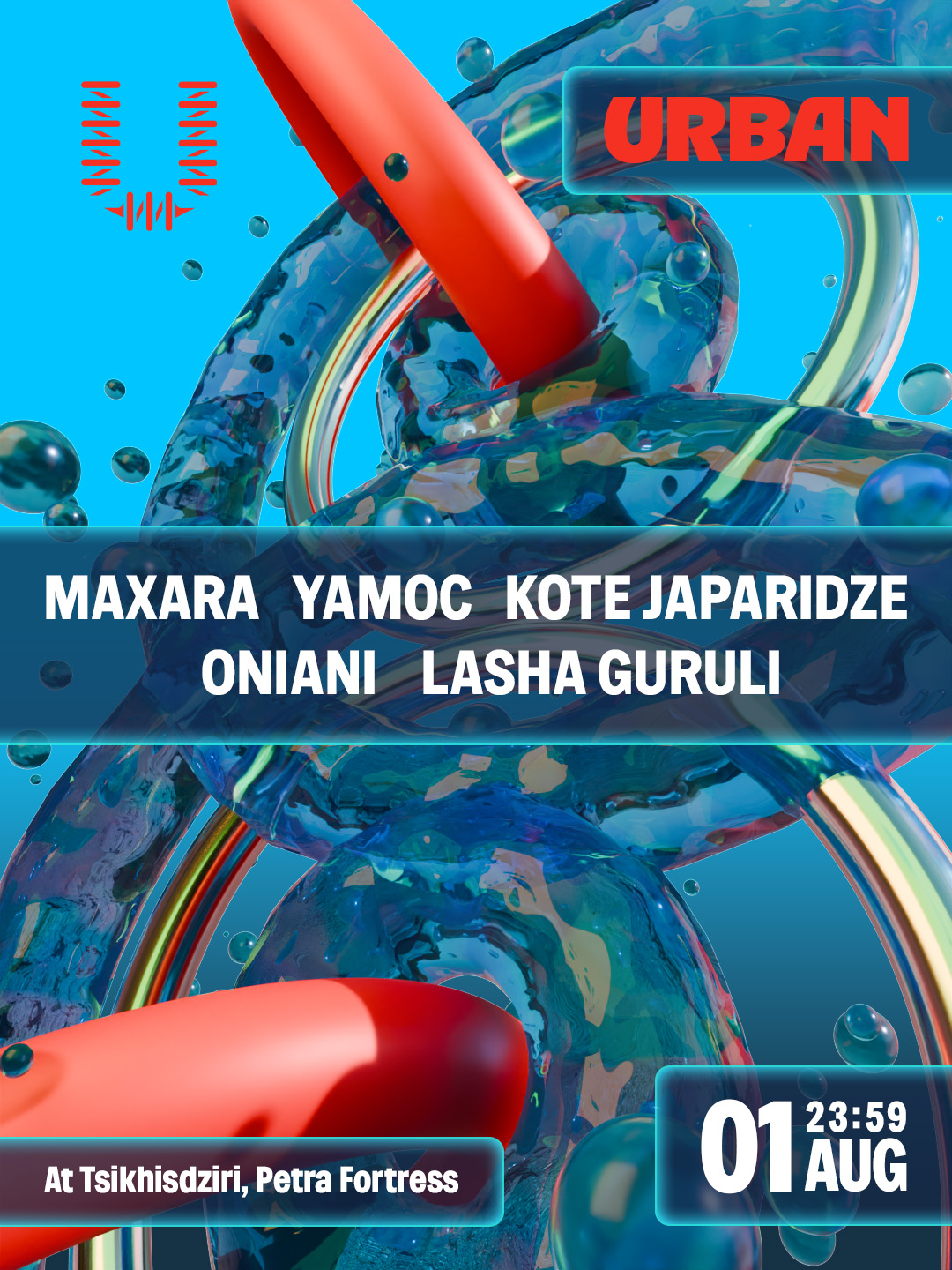 MAXARA, YAMOC, KOTE JAFARIDZE, ONIANI, LASHA GURULI. - MAXARA, YAMOC, KOTE JAFARIDZE, ONIANI, LASHA GURULI. - URBAN Event in Batumi