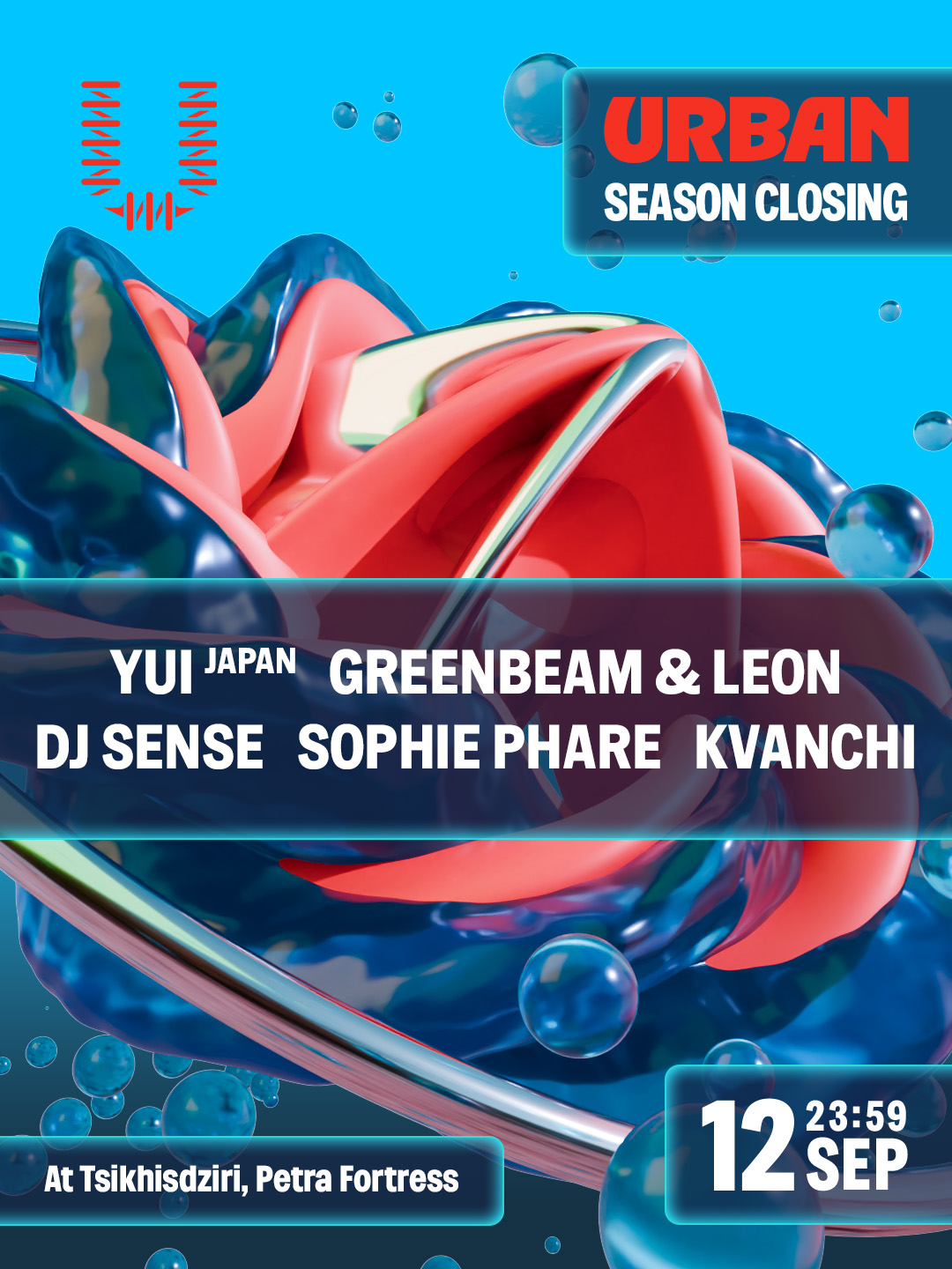 YUI, GREENBEAM LEON, DJ SENSE, SOPHIE PHARE, KVANCHI - YUI, GREENBEAM LEON, DJ SENSE, SOPHIE PHARE, KVANCHI - URBAN Event in Batumi